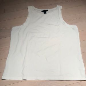 Gap White Tank Top Size XL